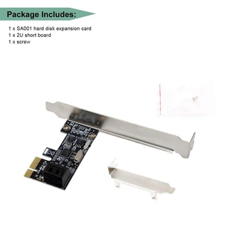 

Pci-E To Sata3.0 2 Ports Expansion Card Mini Pcie To Sata 3.0 Convert Adapter Interface For Ssd Boot System Riser Controller F