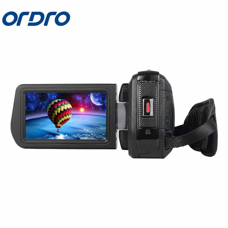 ORDRO 1080 P HD Цифровая видеокамера Макс 24MP 4x цифровой зум 3," HD экран 5MP CMOS HDMI выход