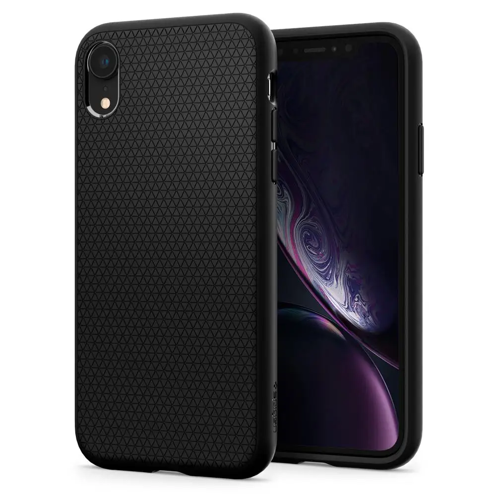 100% оригинал SPIGEN прочный Броня/Жидкий воздух матовый черный мягкий Уретановый Термопластик (tpu) чехлы для iPhone XR (6,1 \ 100% оригинал SPIGEN прочный Броня/Жидкий воздух матовый черный мягкий Уретановый Термопластик (tpu) чехлы для iPhone XR (6,1 \