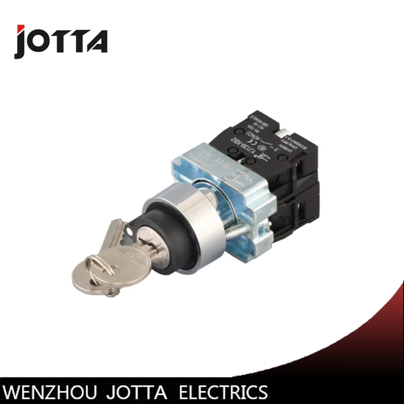 

XB2-20Y/33 three position momentary key-lock switch