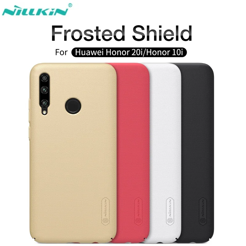 Уникальный шероховатый чехол Nillkin для huawei Honor 20i Матовый Hard-PC Mobile Phone задний футляр