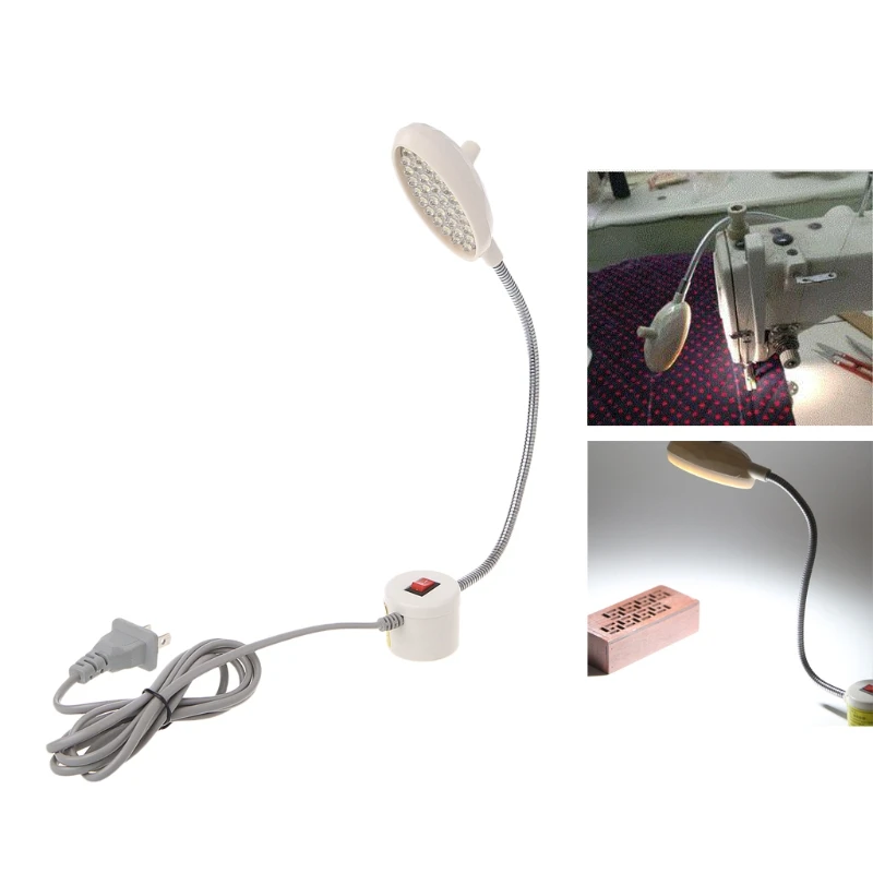 30 светодиодный Яркость регулируемые светильники для швейной машинки лампа на гибкой ножке w/магнитное основание LS'D инструмент