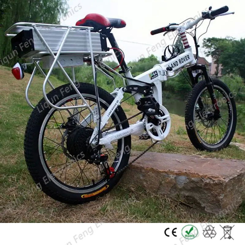 Sale 2017 New Taillight E-Bike Battery 1000W 48V 18AH Use Samsung 3000MAH cell with 2A Charger Built-in 30A BMS Electric Bike Battery 5