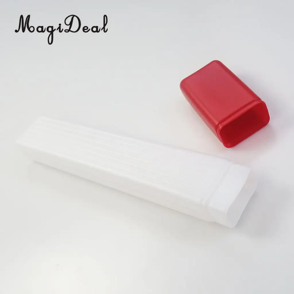 41x6cm Plastic Clear Knitting Needle Crochet Hook Tube Case Holder Storage Case 