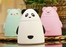 Cartoon Bear USB Ultrasonic Air Humidifier Mini Essential Oil Aroma Diffuser Aromatherapy Home Office SPA Mist Maker