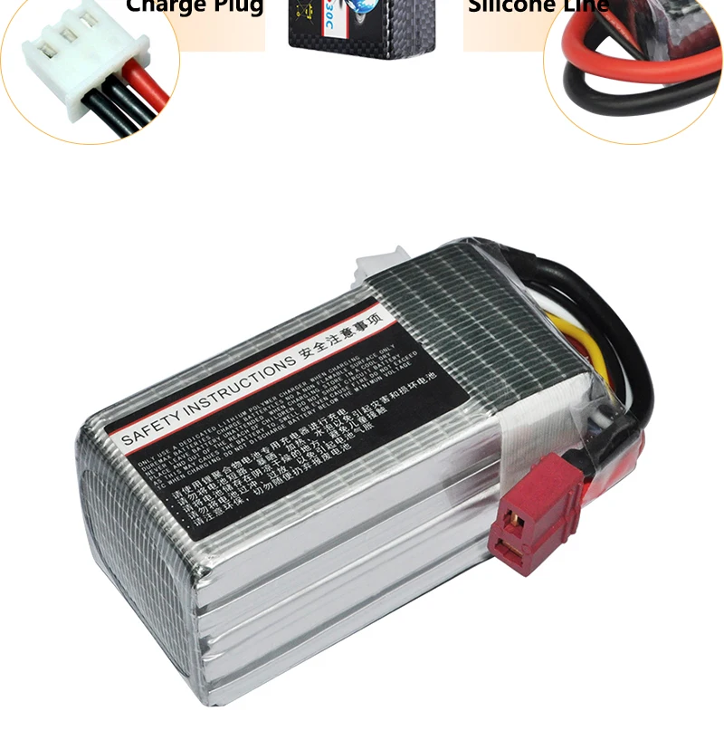 Аккумулятор hrb Lipo 2S 3S 4S 5000mah 6000mah 2600mah 2200mah 11,1 V 7,4 V 14,8 V 6S 22,2 V XT60 Deans T RC FPV части для самолетов, автомобилей, лодок