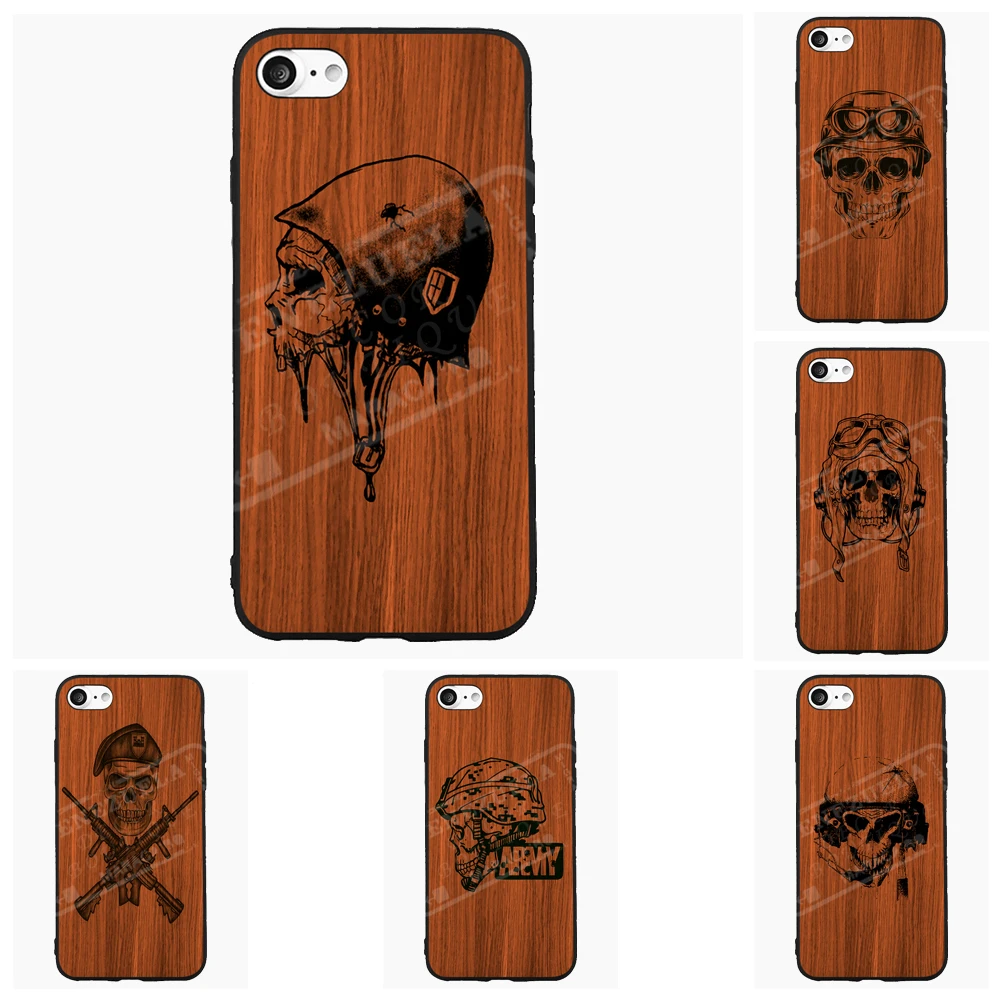 Germany Skull Army For Samsung Galaxy S Note 2 3 4 5 6 7