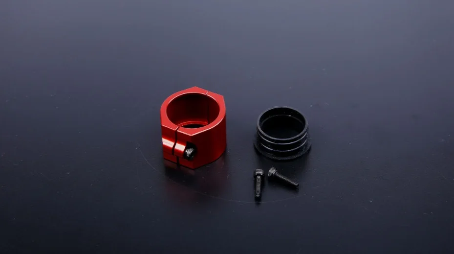 CNC metal clamp of font b exhaust b font pipe for 1 5 HPI BAJA 5B