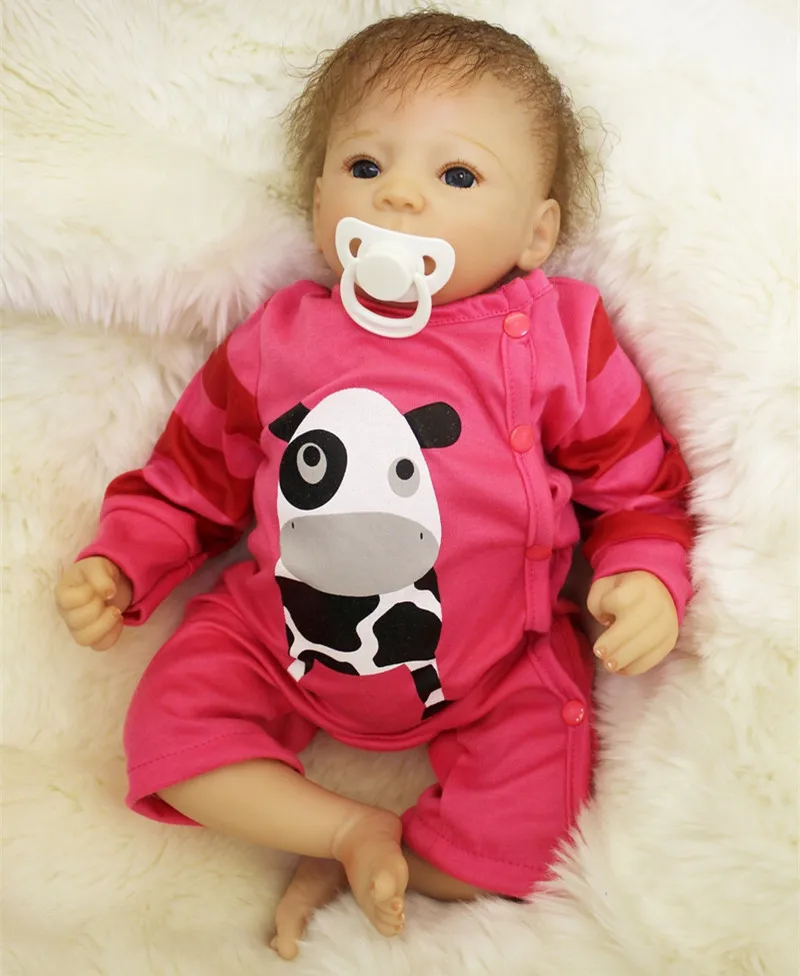 50 см Bebe Reborn Детские Винил Реалистичного кукла реборн младенцев Куклы дети играют