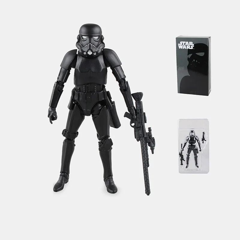 

Star Wars The Black Series Darth Vader PVC Action Figure Collectible Ferrite Figma Model Toy 15.5cm Box-Packed
