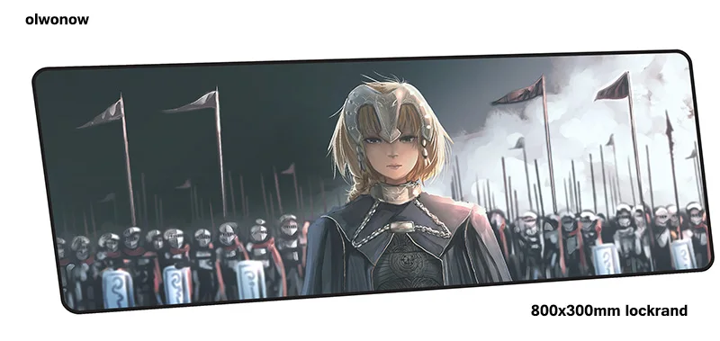 Fate Apocrypha коврик для мыши 80x30 см игровой коврик для мыши большой коврик для геймера High-end игровой компьютерный стол Клавиатура со встроенной