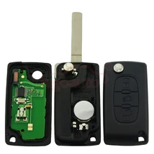CE0536 Flip remote key 3 button VA2 434Mhz for Peugeot 307 Citroen C4
