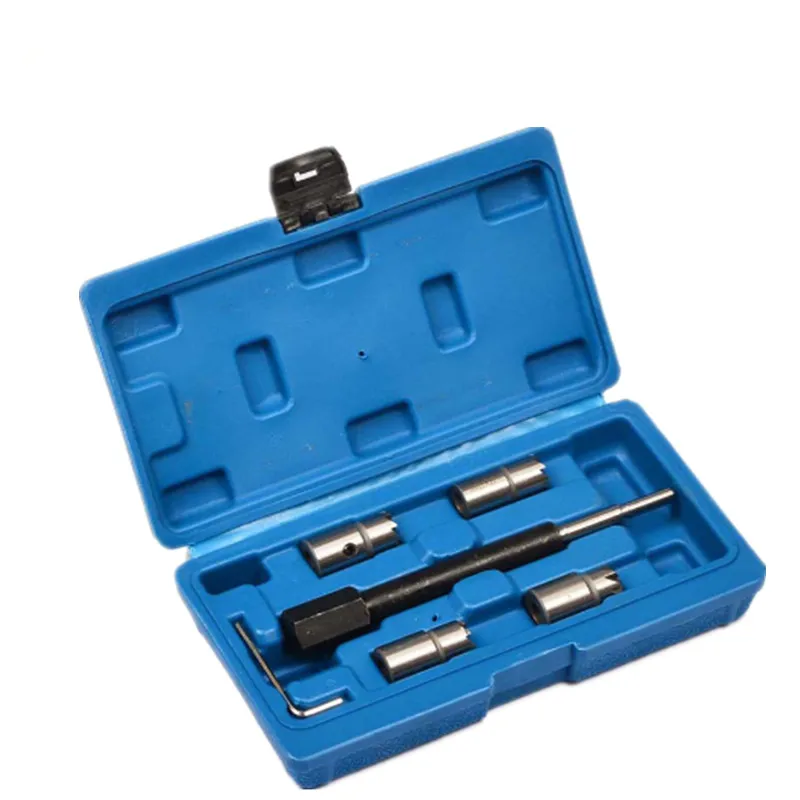 5Pcs Diesel Injector Seat Cutter Cleaner Set Decarbonise Carbon Clean