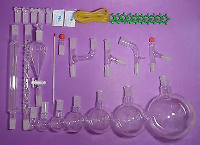 

2000ml,24/40,New Chemistry Glassware Kit,Laboratory Chemical KIT,32PCS