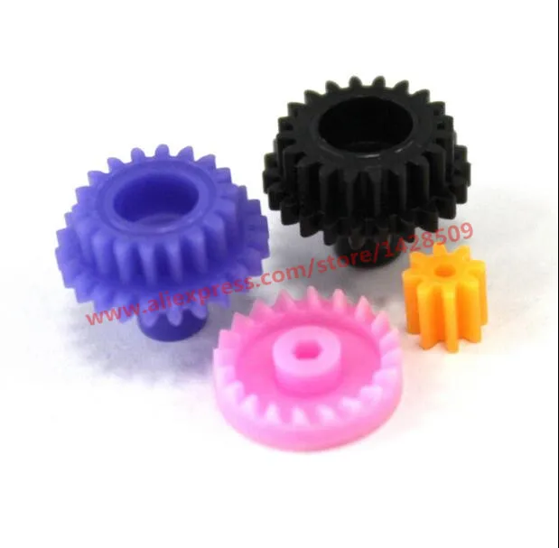 

4pcs/pack J423 4 Kinds of Gears Plastic Gears Model Four-wheel Drive Car Transmission Gears Free Shipping