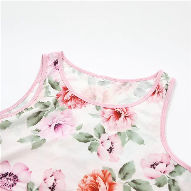 Женская одежда для беременных Платья для беременных Цветочная футболка одежда для кормления хлопковый жилет с цветочным принтом