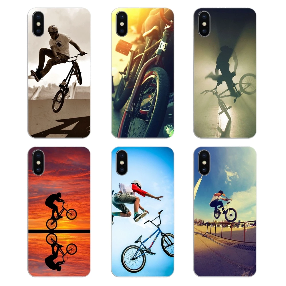 Для LG G7 Q6 Q7 Q8 Q9 V30 X Power 2 3 для OnePlus 3T 5T 6T Love BICYCLE MOTOCROSS Player BMX Bike Sports прозрачные мягкие