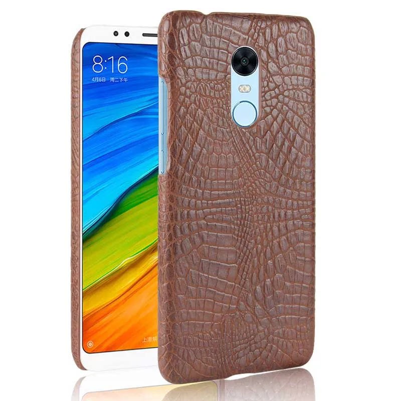 

Xiomi Redmi Note 4X 4 3 5A 5 Pro Prime Case Cover Crocodile Skin Leather Back Case Xiaomi Redmi 5 Plus 3S 4A 4X 6 Pro 5A Funda