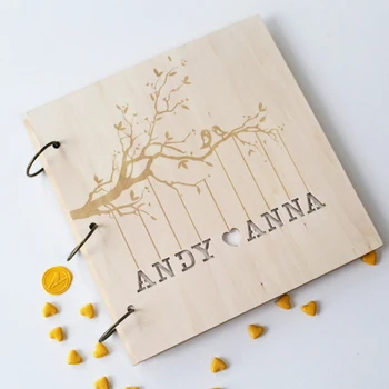 

Custom Wedding Guest Book Alternative // Unique Wedding Guestbook // Wedding Tree Signature Guestbook // Photo Album