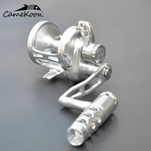 CAMEKOON Обычная Рычажная Рыболовная катушка для соленой воды, 35 кг, Максимальное сопротивление 9+ 2 шариковых подшипника, полностью Металлическая Рыболовная катушка
