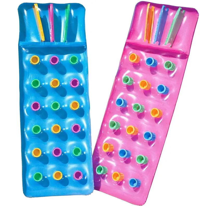 Swim Float 18 Pocket inflatable swimming pool beach sea sun lounger air