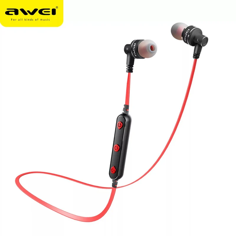AWEI B990BL магнитные беспроводные наушники Bluetooth спортивные мини металлические