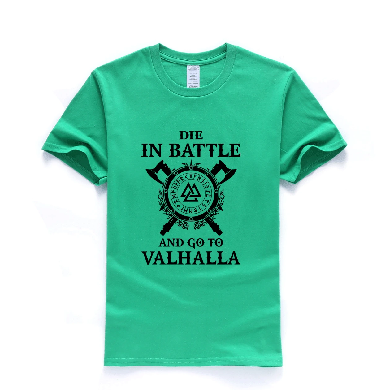Odin Vikings, Мужская футболка, умри в бою и пойди в Валгаллу, Мужская футболка s, летние топы, крутые футболки, хлопковая Футболка в стиле хип-хоп