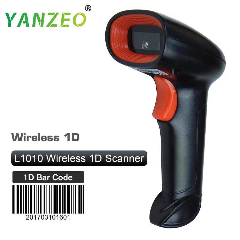 L1010 Wireless 1D Yanzeo USB беспроводной считыватель 1D/2D QR считыватель штрих-кода PDF417 IOS Android IPAD ручной 2,4G Bluetooth сканер штрих-кода - Цвет: L1010 Wireless 1D