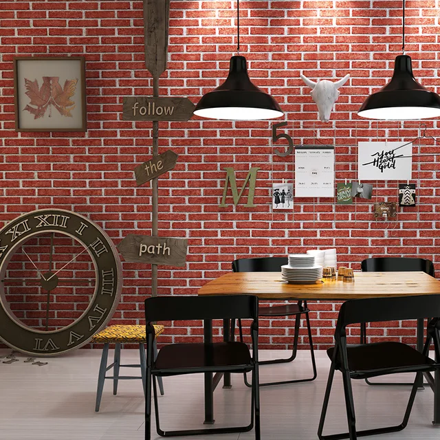 Modern Brick Pattern Vinyl Wallpaper - Image 3