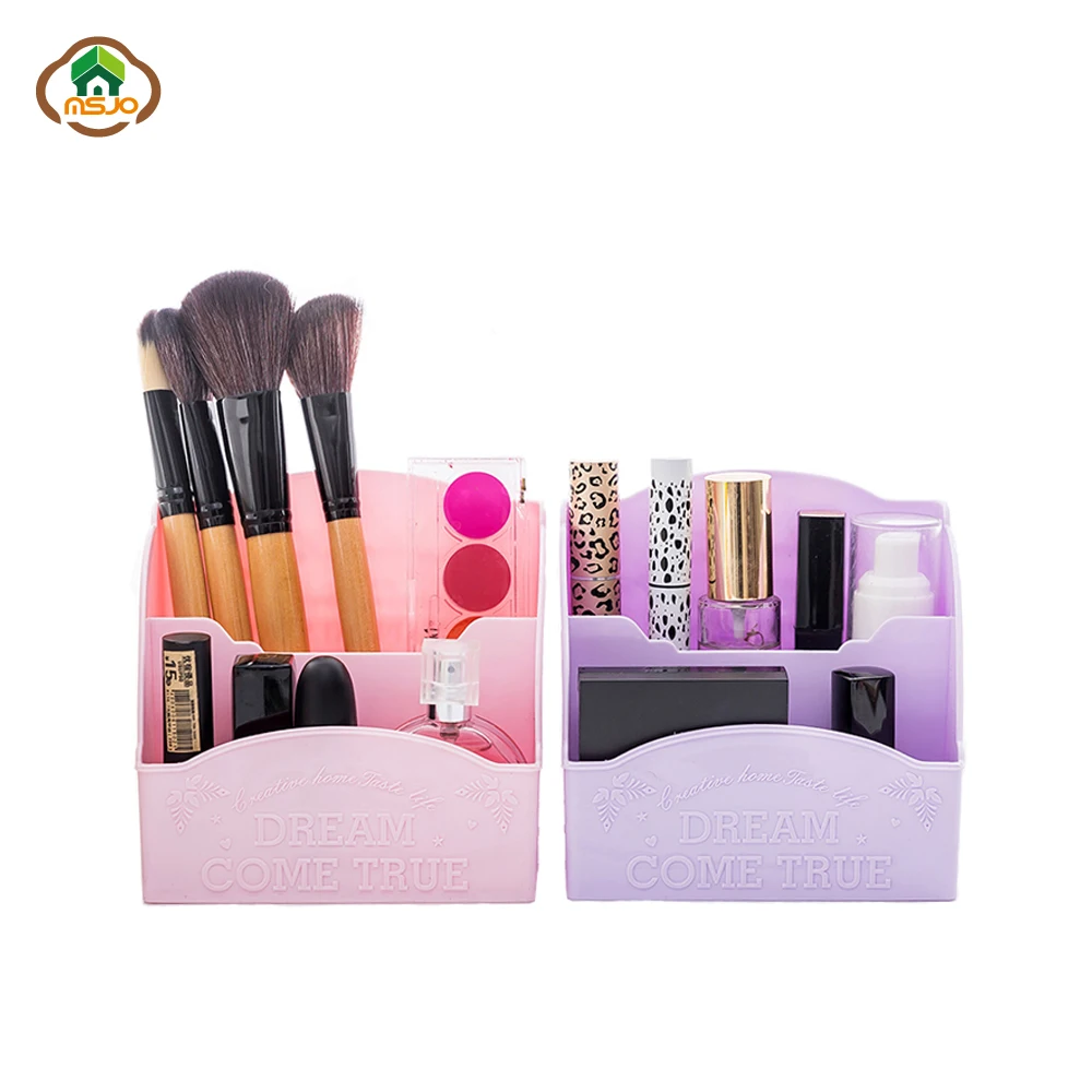 

Msjo Makeup Organizer Box Nail Tools Storage Box Plastic Dotting Pen Holder Nail Polish Container Makeup Brush Display Organizer