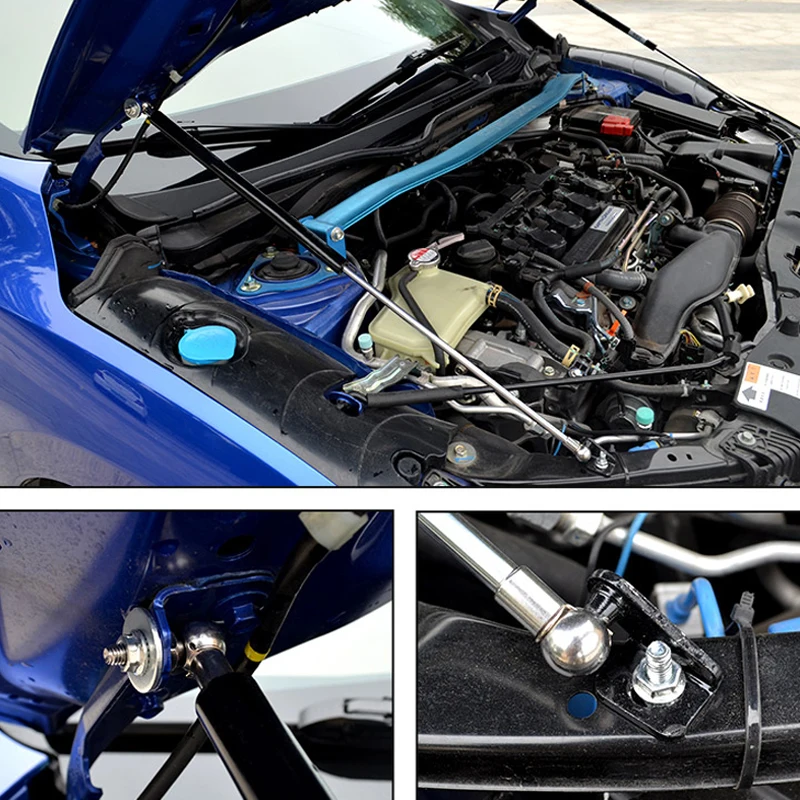 Для Honda Civic 2016 2017 2018 2019 абсолютно новый двигатель капот амортизационная стойка