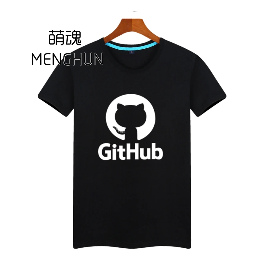 IT job мужские футболки GEEK из чистого хлопка высококачественные GITHUB с принтом geek и
