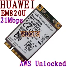 Разблокирована HuaWei EM820U 3g WCDMA GSM карта WWAN HSPA+ 21 Мб по EM820w 3g сеть