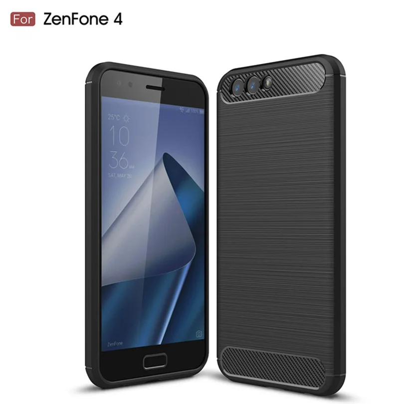 Для Asus Zenfone 4 ZE554KL 5 &quotчехол противоударный мягкий ТПУ матовый прочный резиновый