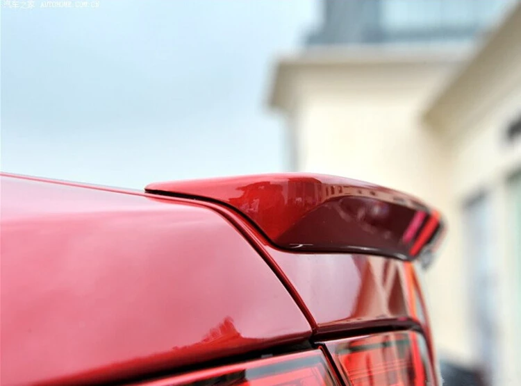 

Unpainted PU SPOILERS ABS CAR REAR WING TRUNK SPOILER FOR JAGUAR XF 2012 2013 2014 2015 FAST BY EMS