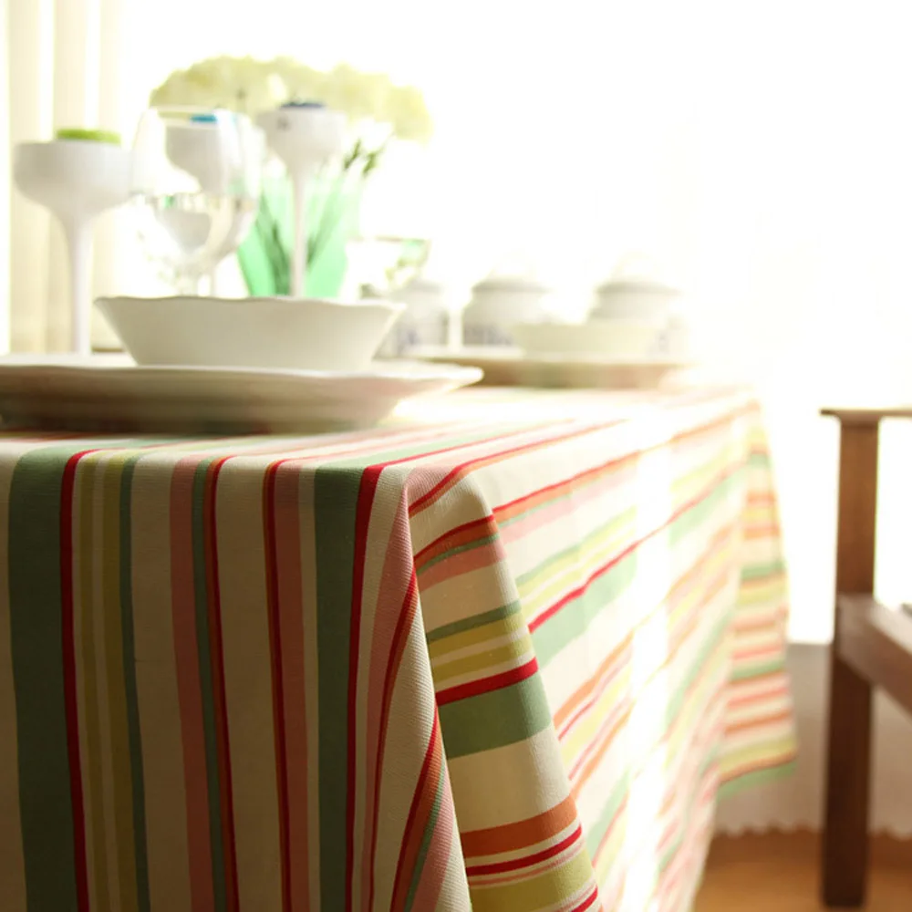 1PC 140*180cm Multi Size Red Green Striped Floral Wedding Party