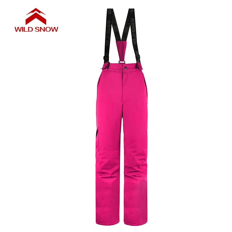 

WILD SNOW Women Ski Pants Windproof Waterproof Outdoor Sport Wear female Camping Riding Skiing Warm Snowboard Ski set