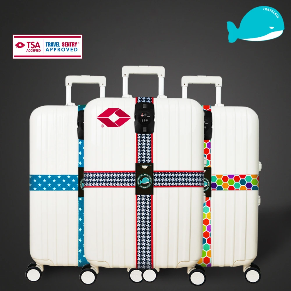 2017 New High Quality Luggage Strap Belt For Suitcase Cross Safe Secure