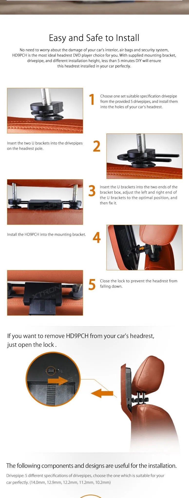 Flash Deal 2*9" Leather Style Brown Color Headrest Car DVD Headrest DVD Headrest Monitor DVD with HDMI Port & 2 IR/FM Headphone Included 6 Flash Deal 2*9" Leather Style Brown Color Headrest Car DVD Headrest DVD Headrest Monitor DVD with HDMI Port & 2 IR/FM Headphone Included 6