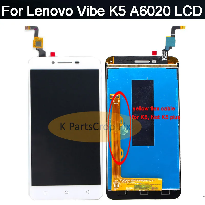 Оригинальный IPS экран 5 0 дюйма 1280x720 для Lenovo K5 ЖК дисплей дигитайзер сенсорного