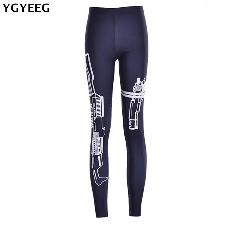 Ygyeeg nuevo del verano deporte leggins moda 3D printed pantalones trouses flacos suave aptitud leggins