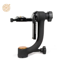 360 degree Panorama Gimbal Head Tripod Head with Standard Quick Release Plate for Canon Nikon Sony Telephoto Lens aluminum 720 degree panoramic panorama support stand gimbal tripod pan head bag for canon nikon sony pentax dslr camera