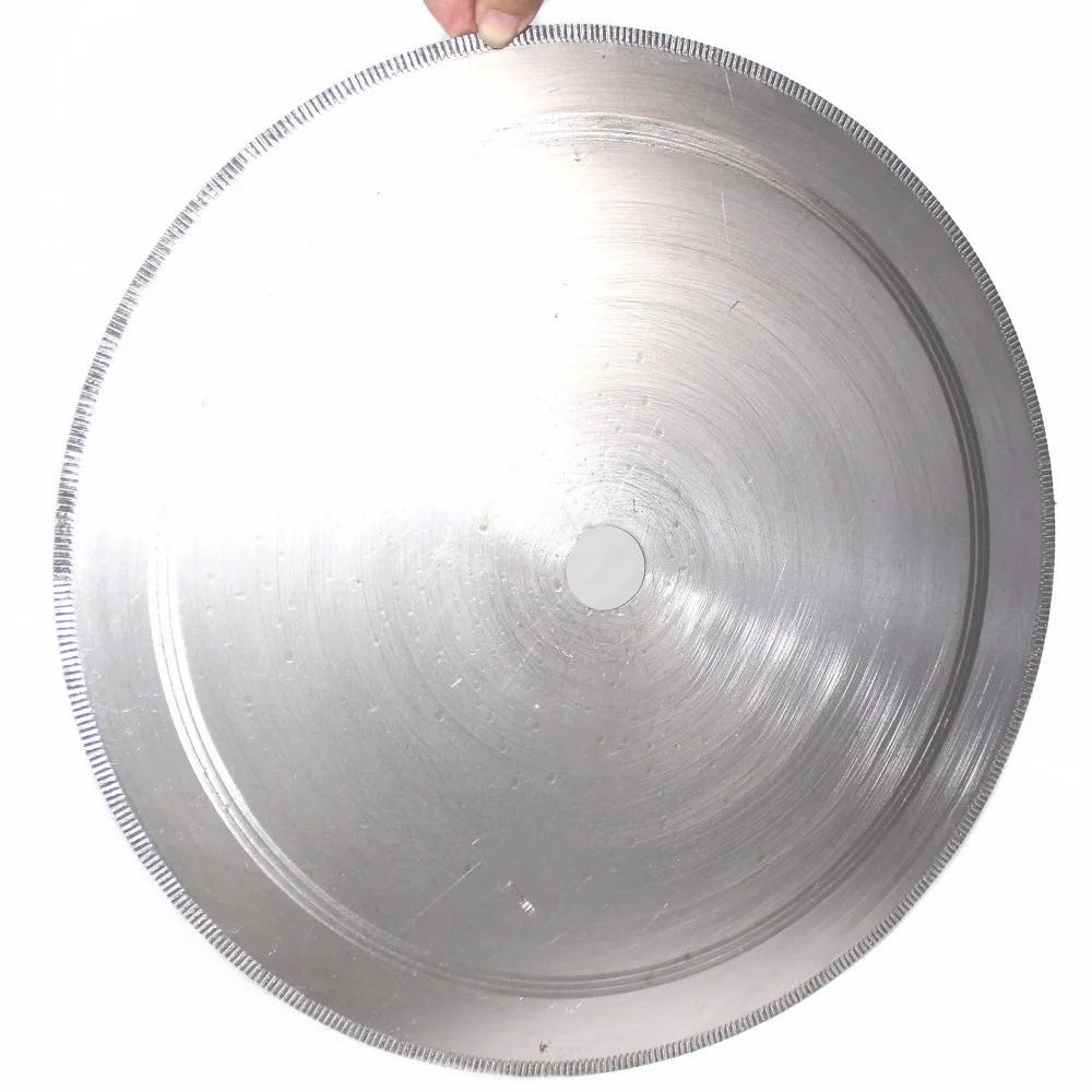 18" inch 450mm Diamond Cutting Disc Lapidary Saw Blade Disk Notched Rim