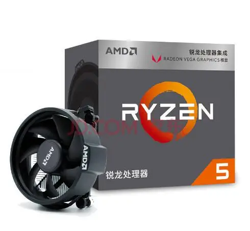 Новый вентилятор AMD Ryzen 5 2400G R5 с Radeon RX Vega 11 кулер для графики 4 ядерный процессор 3 6G