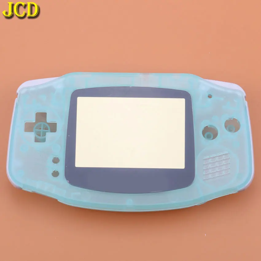 JCD 1 шт. светящийся Полный Корпус в сборе для игровая приставка GBA оболочка чехол+ Защитная пленка для экрана+ Этикетка-наклейка для Gameboy Advance