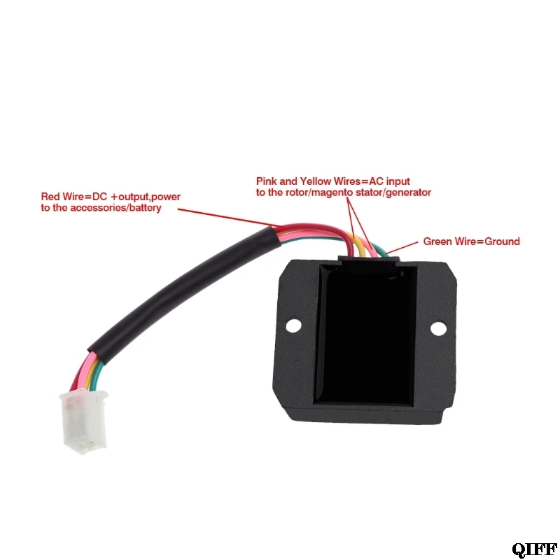 ATV GY6 50 150cc скутер 4 провода регулятор напряжения Выпрямитель мотоцикл Лодка May06