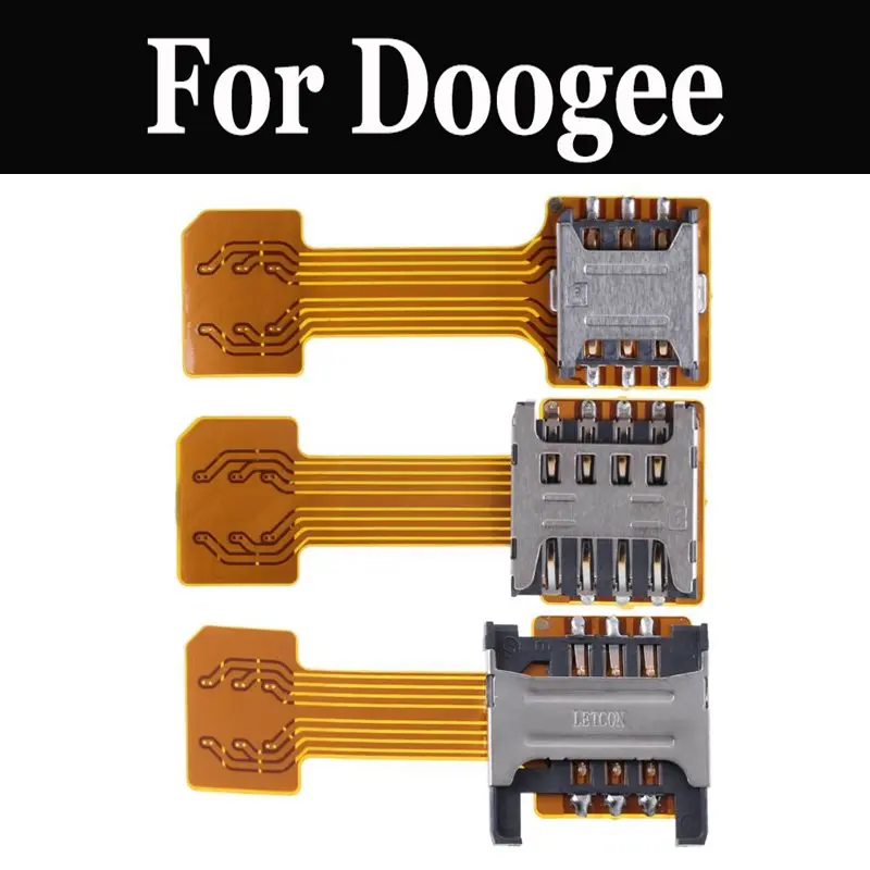 

Micro SIM Card Hybrid Double Dual Micro SD Adapter For Doogee Mix 2 X20 Shoot 2 X10 BL7000 X30 BL5000 X50 X60L BL5500 Lite X55