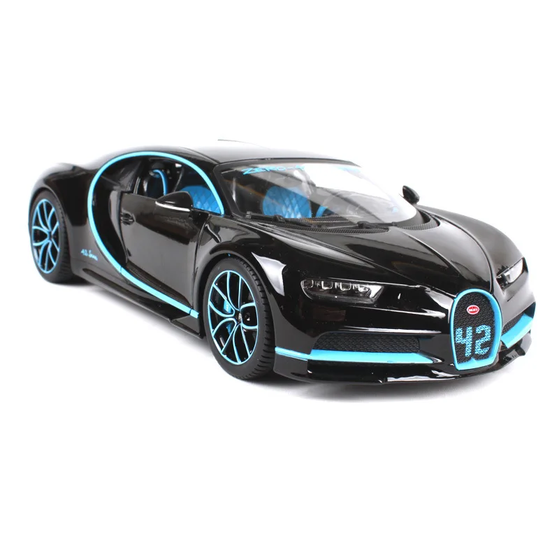 1:18 Bugatti чугун литая модель машины Модель, литой металл суперкар, продвинутая коллекционная машинка Модель украшения