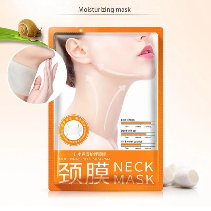

4PCS Hyaluronic Acid Lifting Firming Powerful Moisturizing Neck Mask Anti Aging Firming Neck Whitening Neck Cream Skin Care