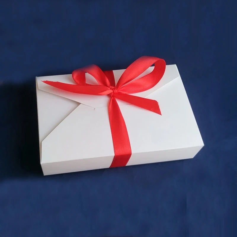 30pcs 19.5x12.5x4cm envelope white paper gift box packaging Display box